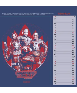 Marvel - biurkowy kalendarz 2026