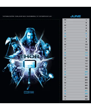 Marvel - biurkowy kalendarz 2026