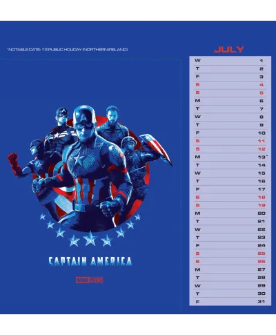Marvel - biurkowy kalendarz 2026