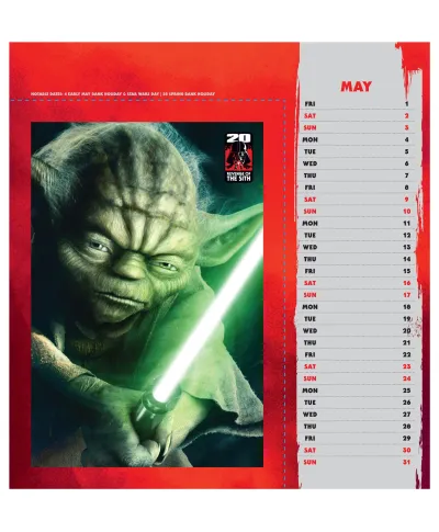 Star Wars Gwiezdne Wojny - biurkowy kalendarz 2026