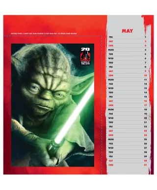 Star Wars Gwiezdne Wojny - biurkowy kalendarz 2026