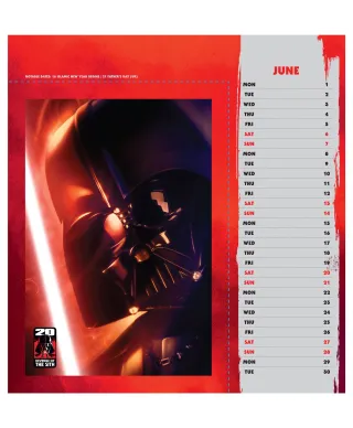 Star Wars Gwiezdne Wojny - biurkowy kalendarz 2026