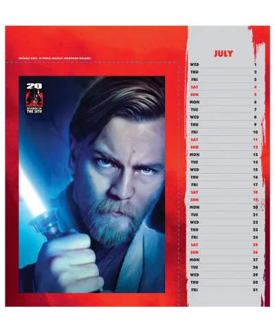 Star Wars Gwiezdne Wojny - biurkowy kalendarz 2026