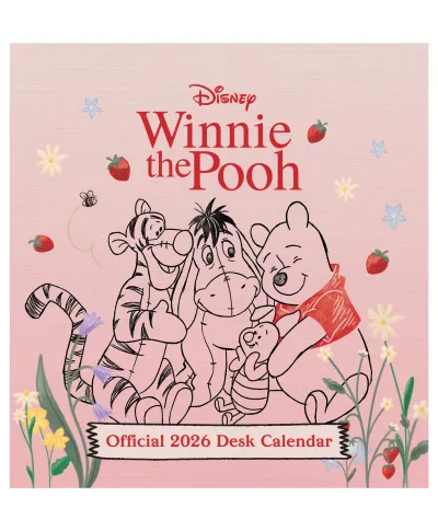 Kubuś Puchatek - biurkowy kalendarz 2026