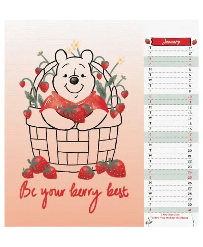 Kubuś Puchatek - biurkowy kalendarz 2026