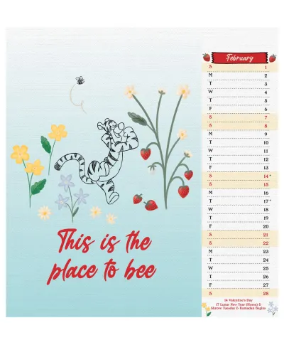 Kubuś Puchatek - biurkowy kalendarz 2026