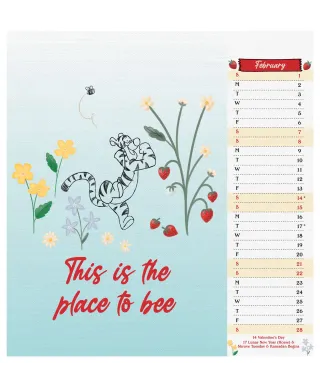 Kubuś Puchatek - biurkowy kalendarz 2026