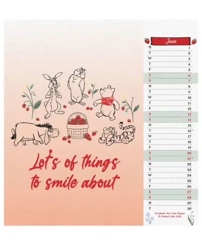 Kubuś Puchatek - biurkowy kalendarz 2026