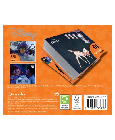 Disney Animation - kalendarz zdzierak 2026