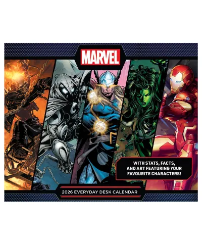 Marvel - kalendarz zdzierak 2026