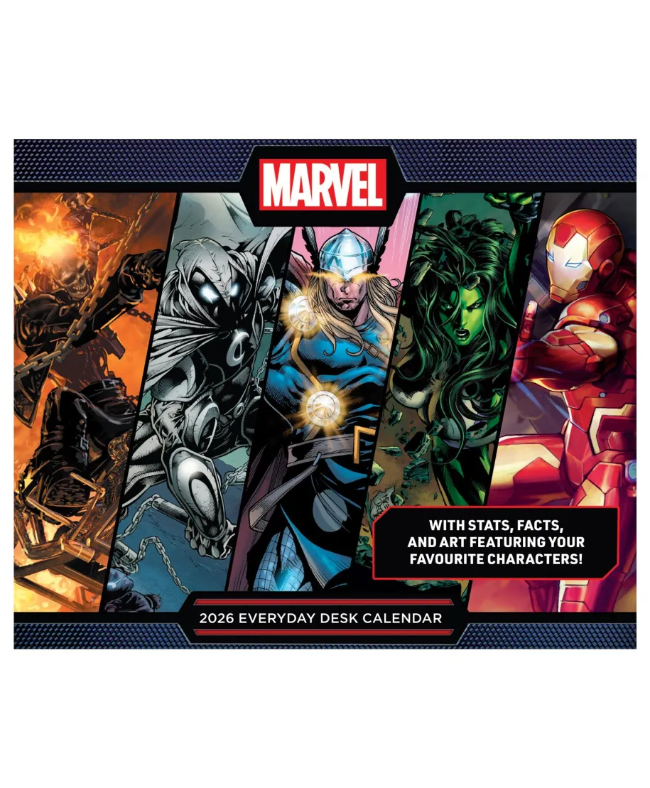 Marvel - kalendarz zdzierak 2026