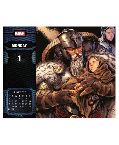Marvel - kalendarz zdzierak 2026