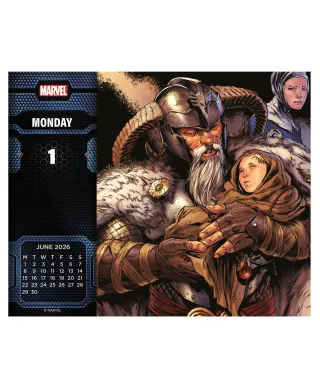 Marvel - kalendarz zdzierak 2026