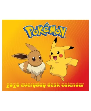 Pokemon - kalendarz zdzierak 2026