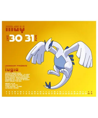 Pokemon - kalendarz zdzierak 2026