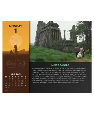 Star Wars Gwiezdne Wojny - kalendarz zdzierak 2026