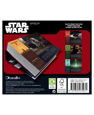 Star Wars Gwiezdne Wojny - kalendarz zdzierak 2026