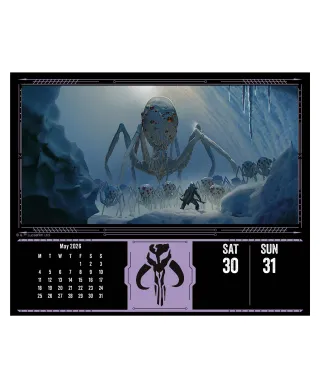 Star Wars The Mandalorian - kalendarz zdzierak 2026