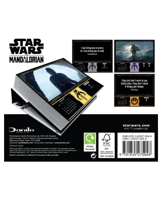 Star Wars The Mandalorian - kalendarz zdzierak 2026