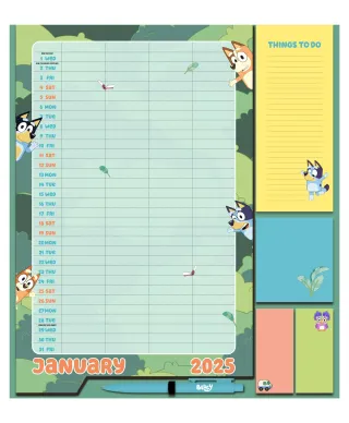 Bluey - planer ścienny 2026