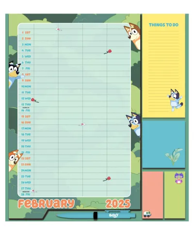 Bluey - planer ścienny 2026