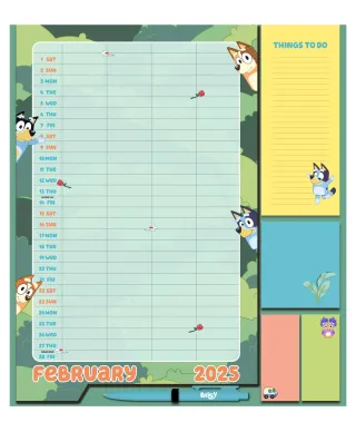 Bluey - planer ścienny 2026