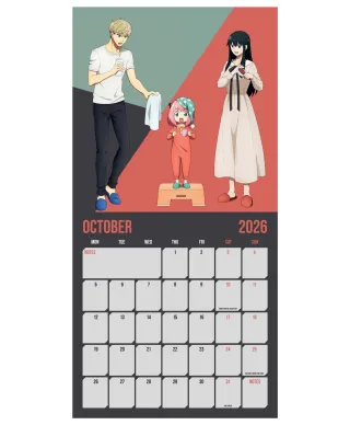 Spy X Family - kalendarz 2026