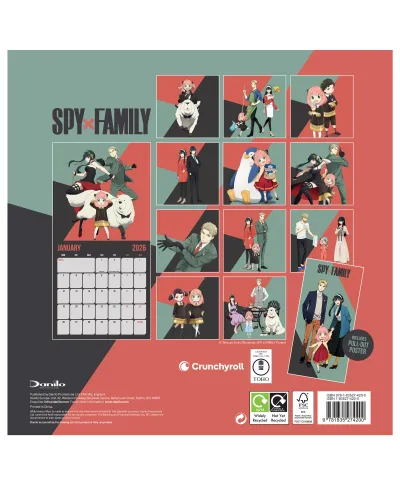 Spy X Family - kalendarz 2026