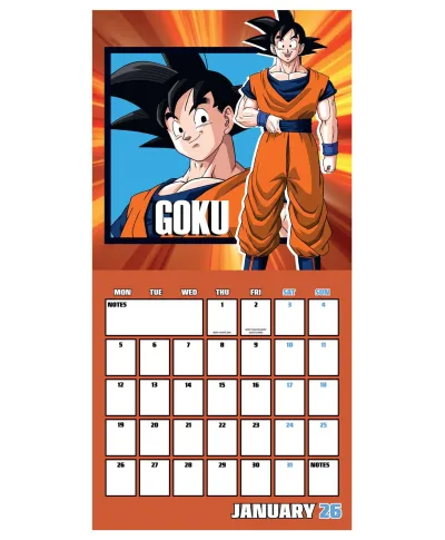 Dragonball Z - kalendarz 2026