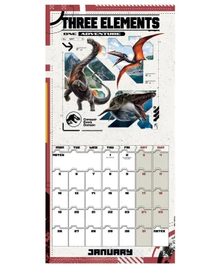 Jurassic World Rebirth - kalendarz 2026