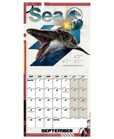 Jurassic World Rebirth - kalendarz 2026