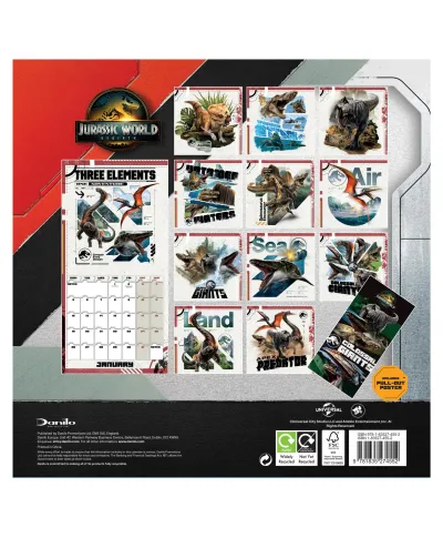 Jurassic World Rebirth - kalendarz 2026