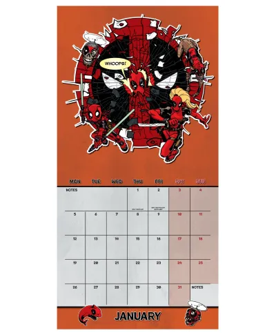Marvel Deadpool - kalendarz 2026