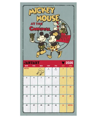 Myszka Miki Mickey Mouse - kalendarz 2026