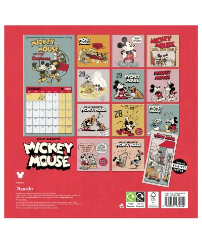 Myszka Miki Mickey Mouse - kalendarz 2026