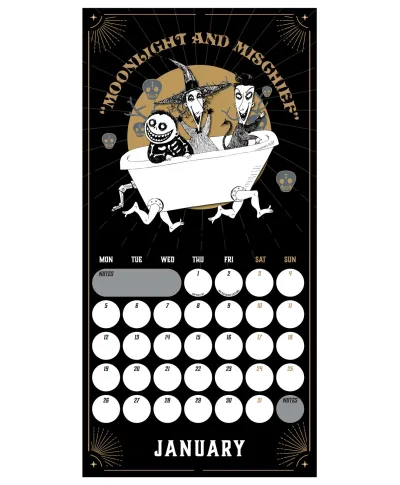 The Nightmare Before Christmas - kalendarz 2026