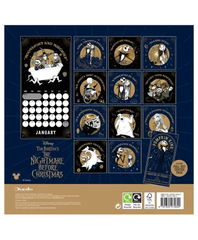 The Nightmare Before Christmas - kalendarz 2026