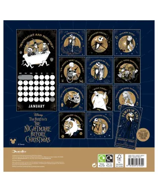 The Nightmare Before Christmas - kalendarz 2026