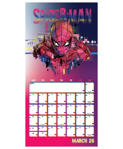 Spiderman - kalendarz 2026