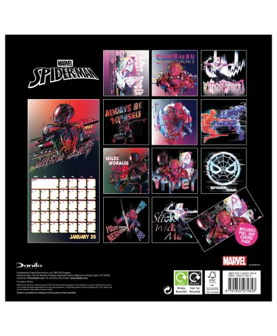 Spiderman - kalendarz 2026