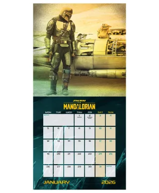 Star Wars The Mandalorian - kalendarz 2026