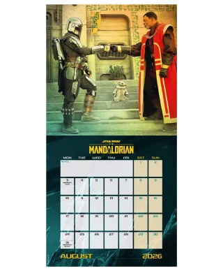 Star Wars The Mandalorian - kalendarz 2026