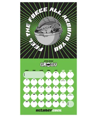 Star Wars The Mandalorian Grogu - kalendarz 2026