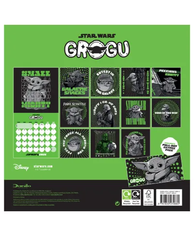 Star Wars The Mandalorian Grogu - kalendarz 2026