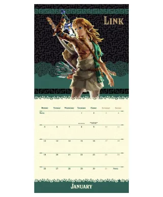 The Legend Of Zelda - kalendarz 2026