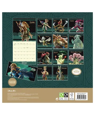 The Legend Of Zelda - kalendarz 2026