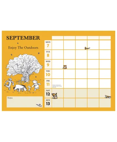 Kubuś Puchatek - kalendarz 2026 organizer