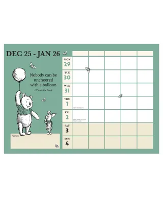 Kubuś Puchatek - kalendarz 2026 organizer