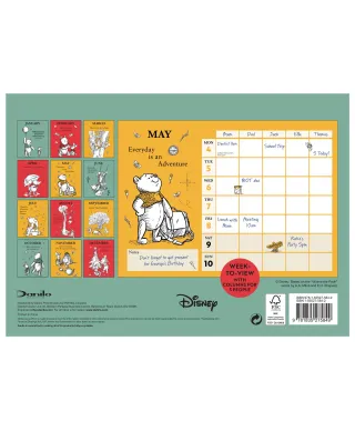 Kubuś Puchatek - kalendarz 2026 organizer