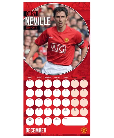 Manchester United FC Legends - kalendarz 2026